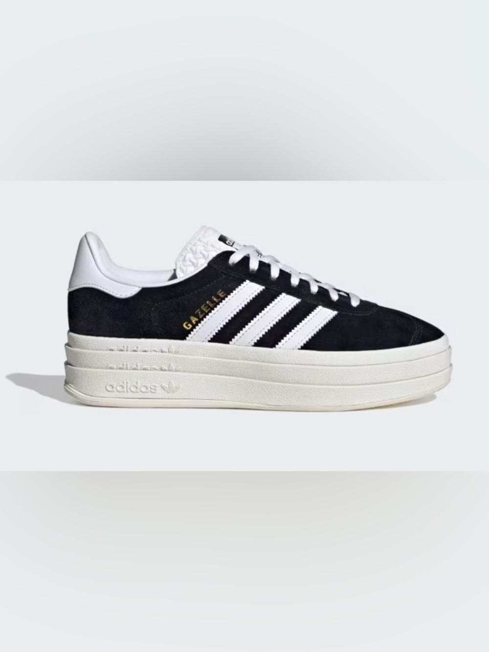 adidas Gazelle Platform Women's Sneakers Black and White